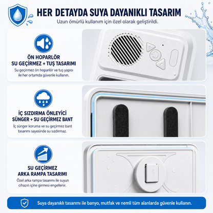 BanyoCase™ Su Geçirmez Akıllı Telefon Tutucu & Bluetooth Hoparlör